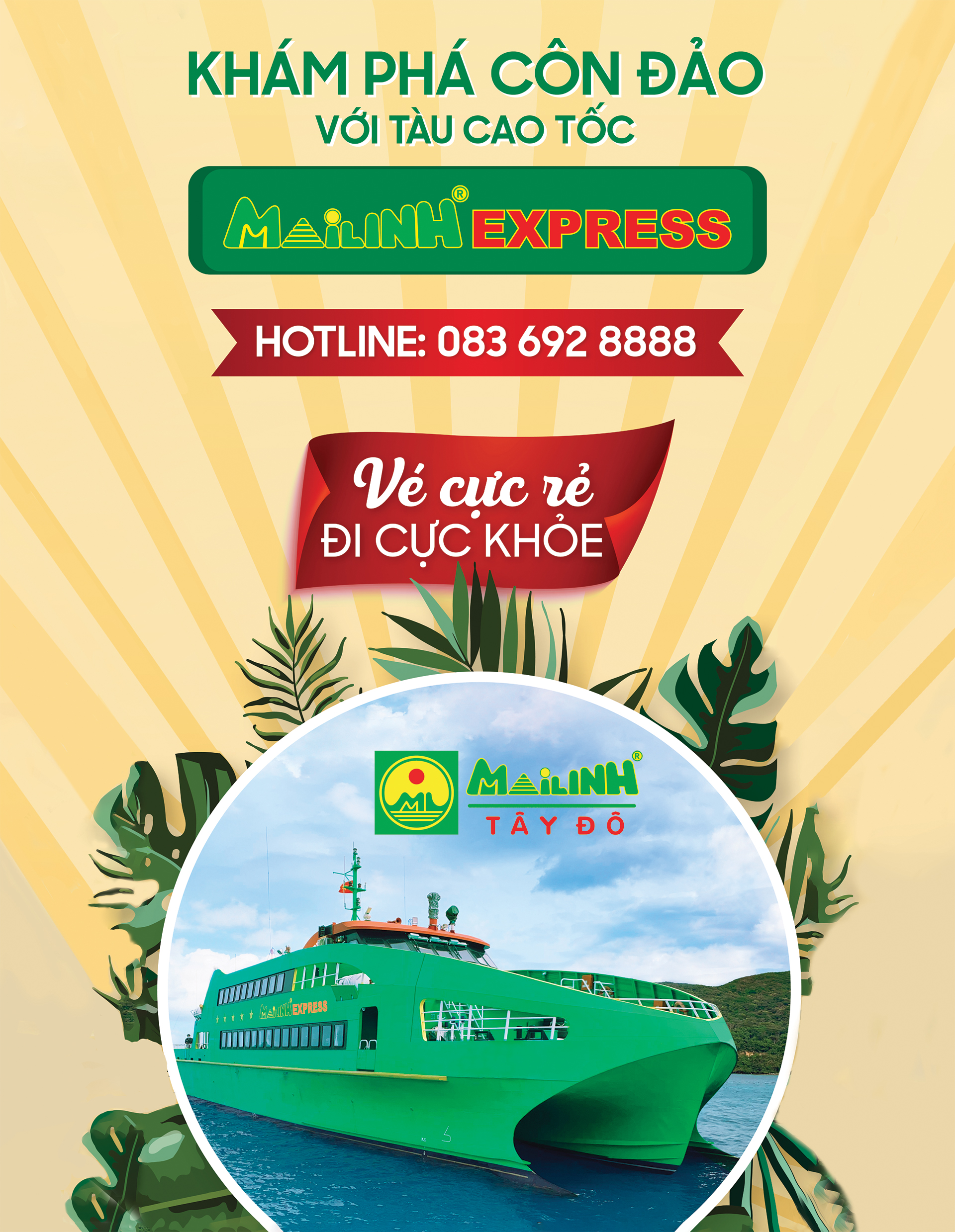 Kh&aacute;m ph&aacute; C&ocirc;n Đảo với t&agrave;u cao tốc Mai Linh - Ảnh 1.