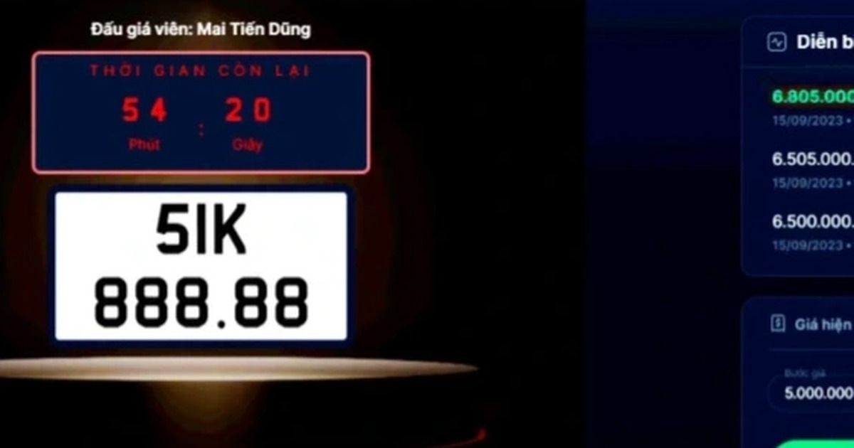 Bộ Tư ph&aacute;p: Người bỏ cọc đấu gi&aacute; biển số xe c&oacute; thể bị phạt h&agrave;nh ch&iacute;nh - Ảnh 2.