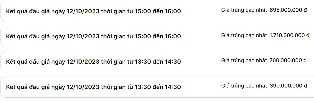 Đấu gi&aacute; biển số chiều 12/10: Th&ecirc;m biển tứ qu&yacute; chốt gi&aacute; tiền tỷ - Ảnh 1.