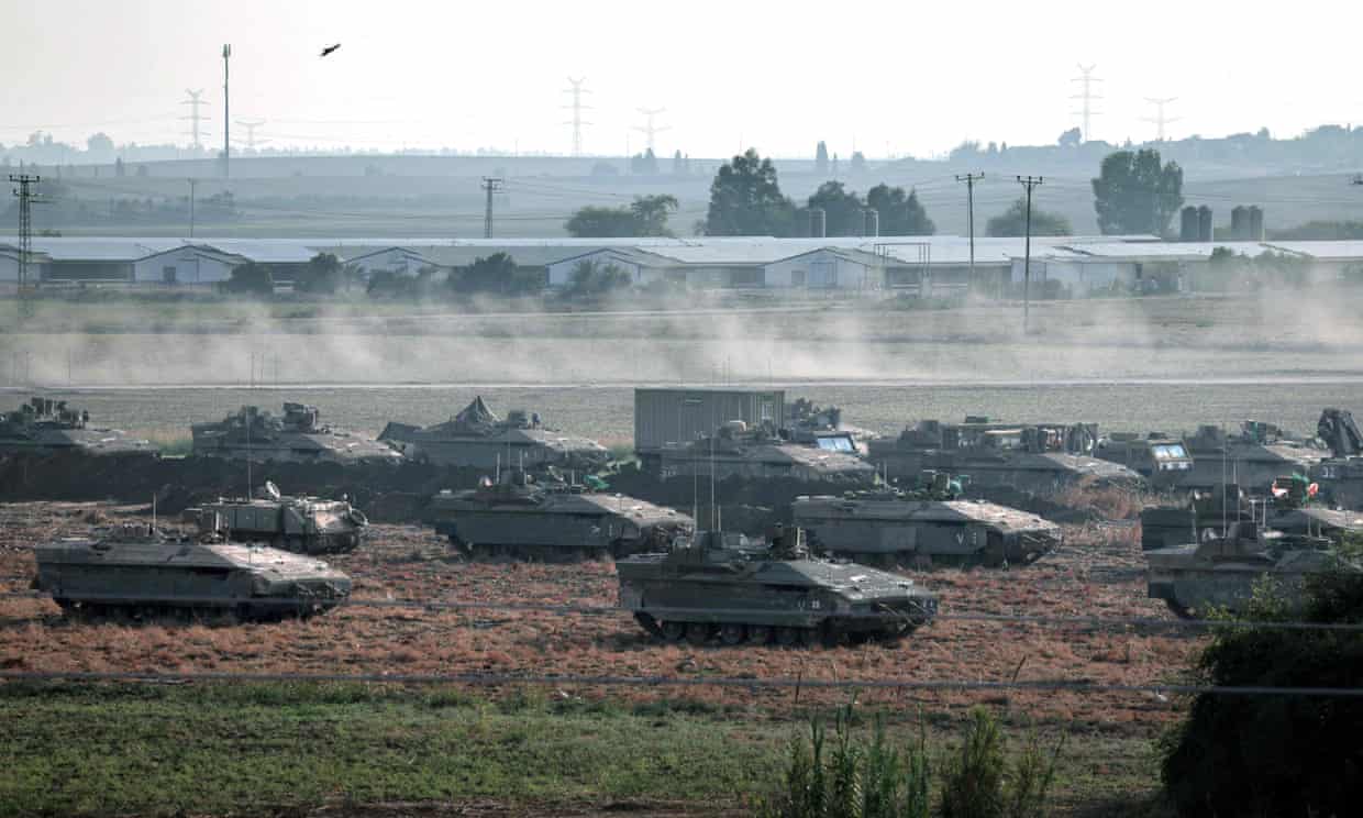 Israel chuẩn bị tấn c&ocirc;ng tr&ecirc;n bộ, tr&ecirc;n kh&ocirc;ng v&agrave; tr&ecirc;n biển nhằm v&agrave;o Dải Gaza - Ảnh 1.