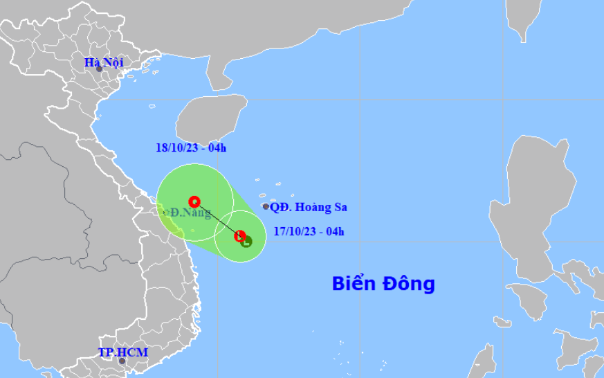 &Aacute;p thấp nhiệt đới &aacute;p s&aacute;t miền Trung