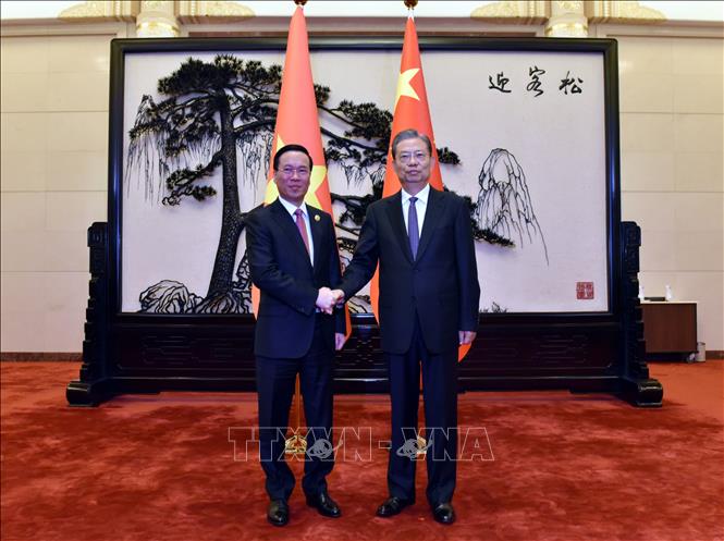 Chủ tịch nước đề nghị Trung Quốc th&uacute;c đẩy kết nối giao th&ocirc;ng đa phương thức với Việt Nam - Ảnh 1.
