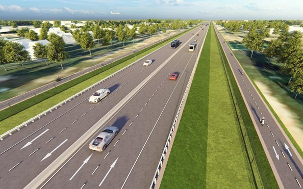 Hơn 3 th&aacute;ng thi c&ocirc;ng, cao tốc Bi&ecirc;n Ho&agrave; - Vũng T&agrave;u vẫn gặp kh&oacute; mặt bằng