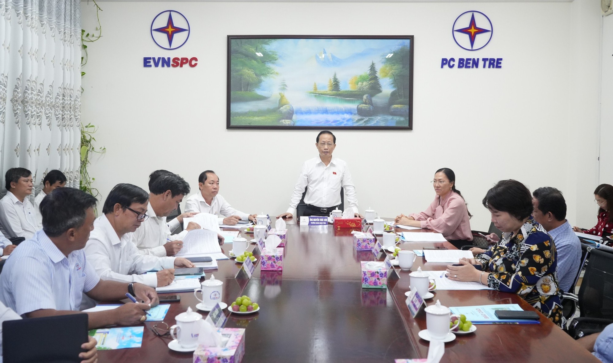 EVNSPC: Ho&agrave;n tất b&aacute;o c&aacute;o về ng&agrave;nh trước kỳ họp Quốc hội - Ảnh 4.