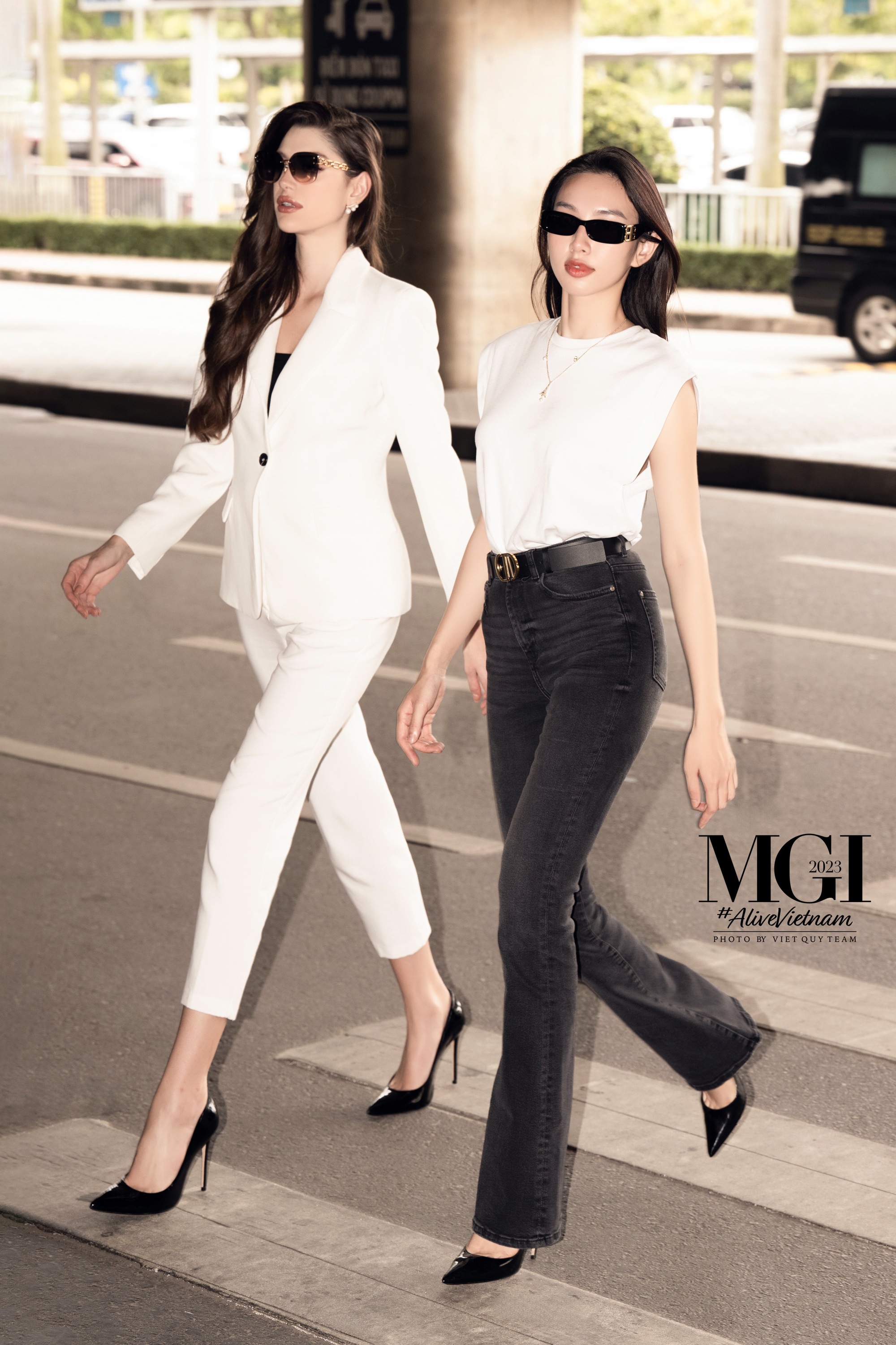 Thuỳ Ti&ecirc;n kh&iacute; chất, "hơn thua" với nhan sắc Isabella Menin trong một khung h&igrave;nh - Ảnh 3.