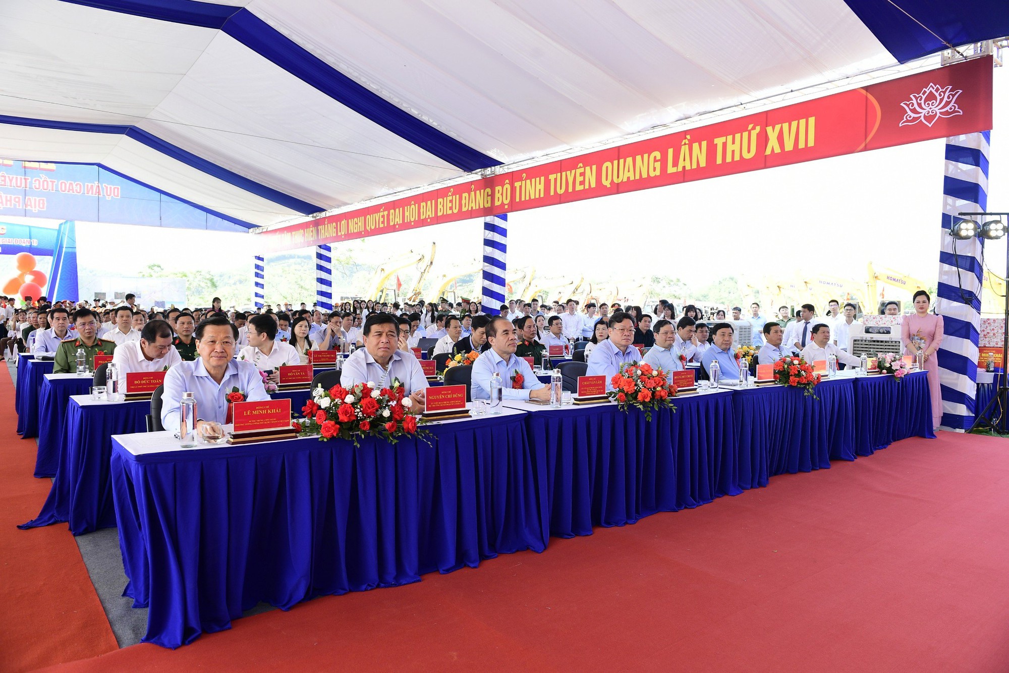 Khởi c&ocirc;ng cao tốc gần 7.000 tỉ đồng nối hai tỉnh Tuy&ecirc;n Quang - H&agrave; Giang - Ảnh 2.