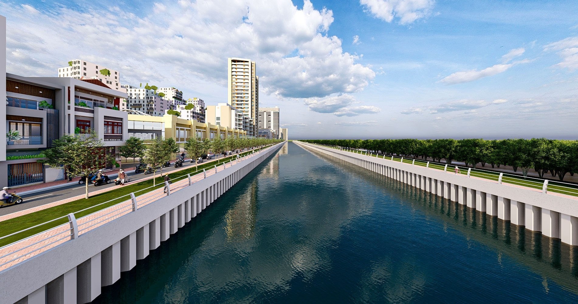 Phối cảnh tuyến rạch &ocirc; nhiễm nhất TP.HCM sau cải tạo  - Ảnh 1.