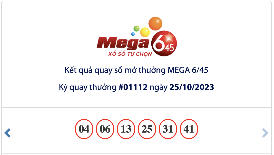 Kết quả xổ số Vietlott 25/10: Ai là chủ nhân giải Jackpot 28 tỷ đồng? - Ảnh 1. Kết quả xổ số Vietlott 25/10: Ai là chủ nhân giải Jackpot 28 tỷ đồng? - Ảnh 1.