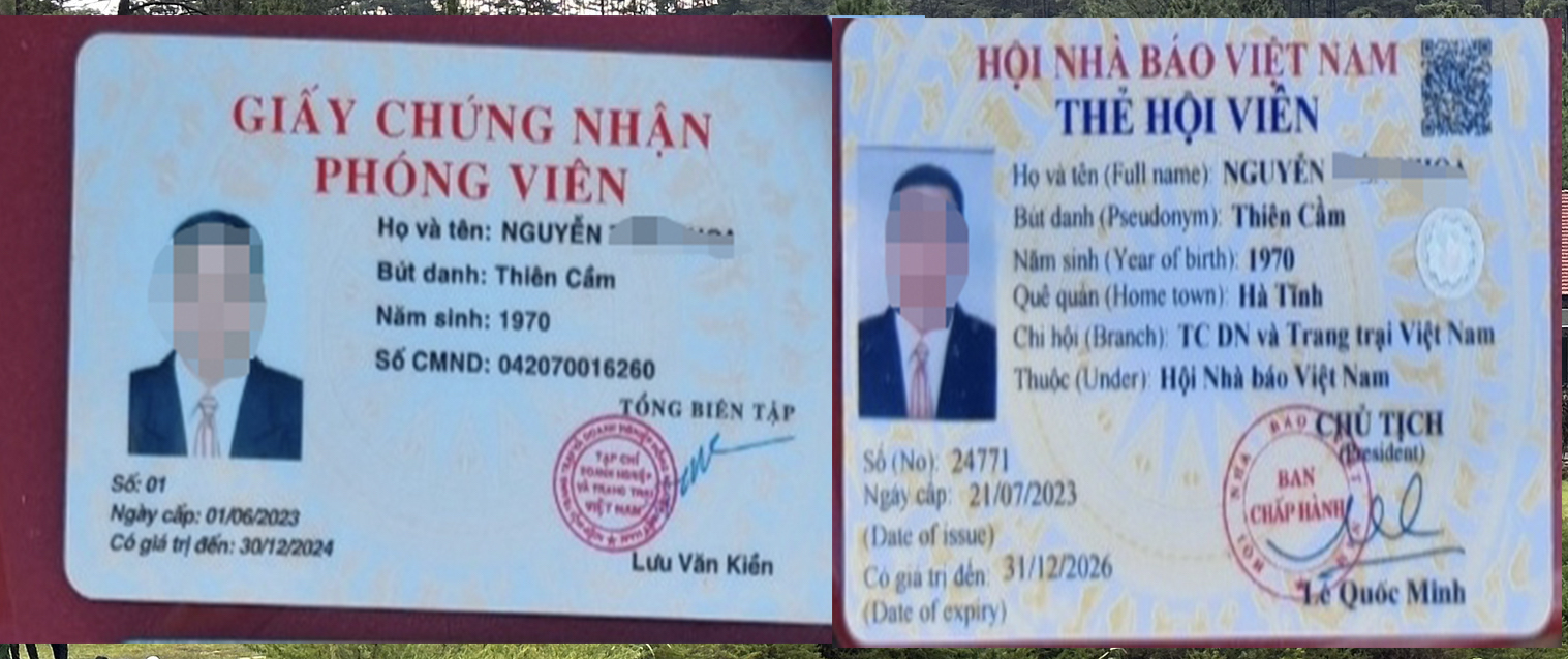 Bắt ph&oacute;ng vi&ecirc;n Tạp ch&iacute; cưỡng đoạt t&agrave;i sản - Ảnh 2.