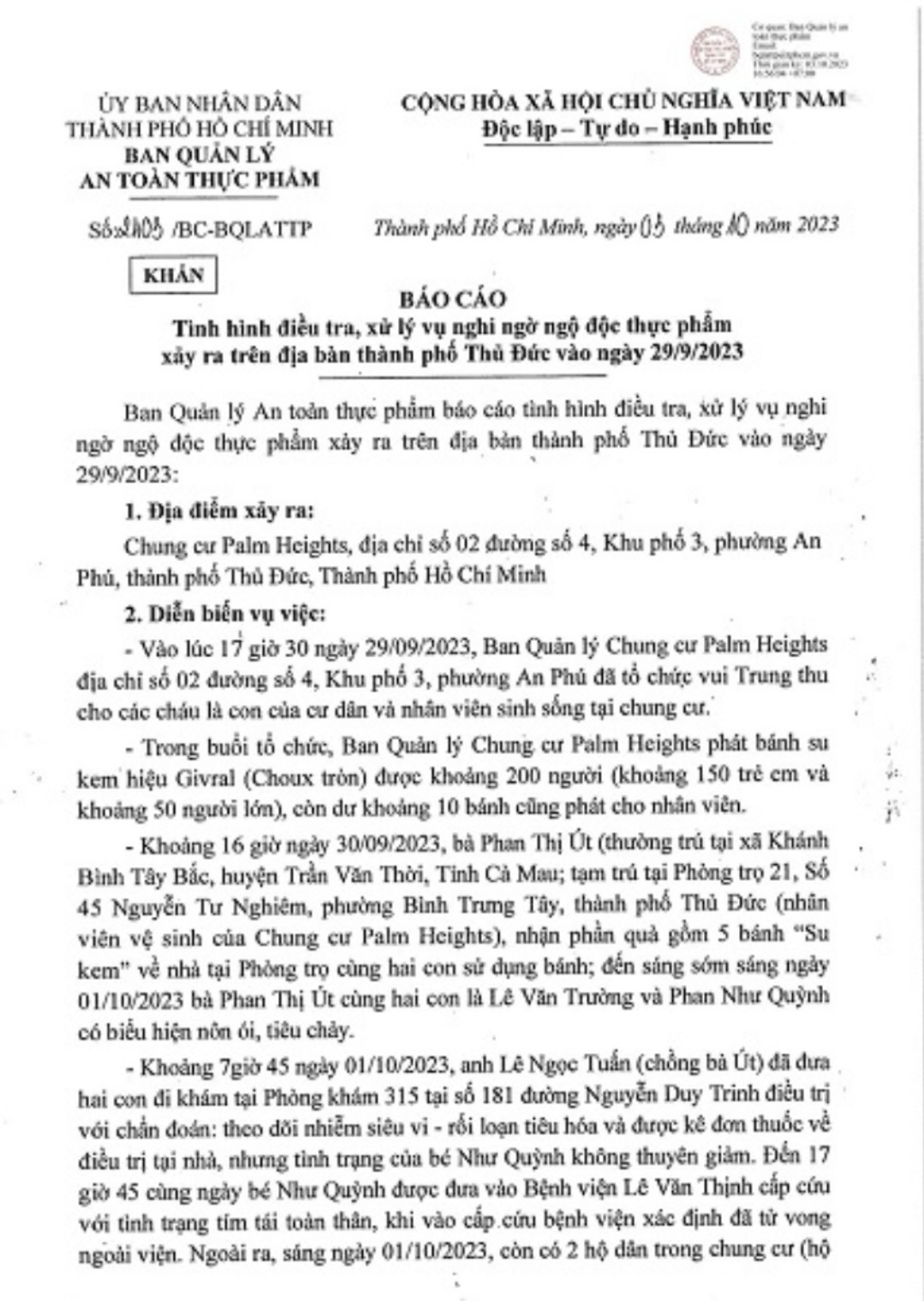 Th&ecirc;m 19 người nhập viện nghi ngộ độc sau ăn b&aacute;nh Trung thu  - Ảnh 1.