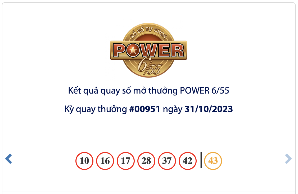 Kết quả xổ số Vietlott 31/10: Một người tr&uacute;ng 173 tỷ đồng - Ảnh 1.