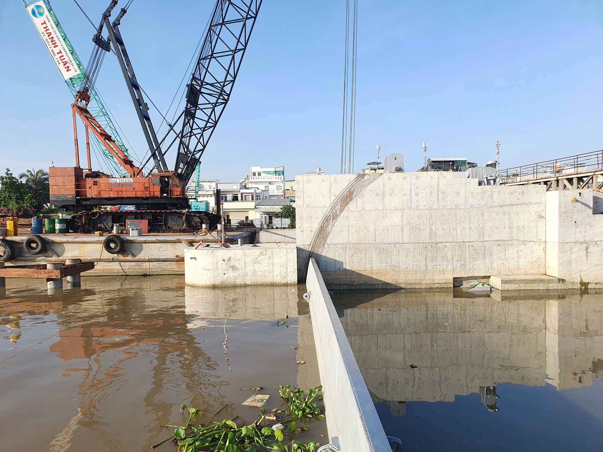 Đ&oacute;ng cống trăm tỷ, Cần Thơ ngăn được triều cường tr&agrave;n v&agrave;o nội &ocirc; th&agrave;nh phố - Ảnh 2.