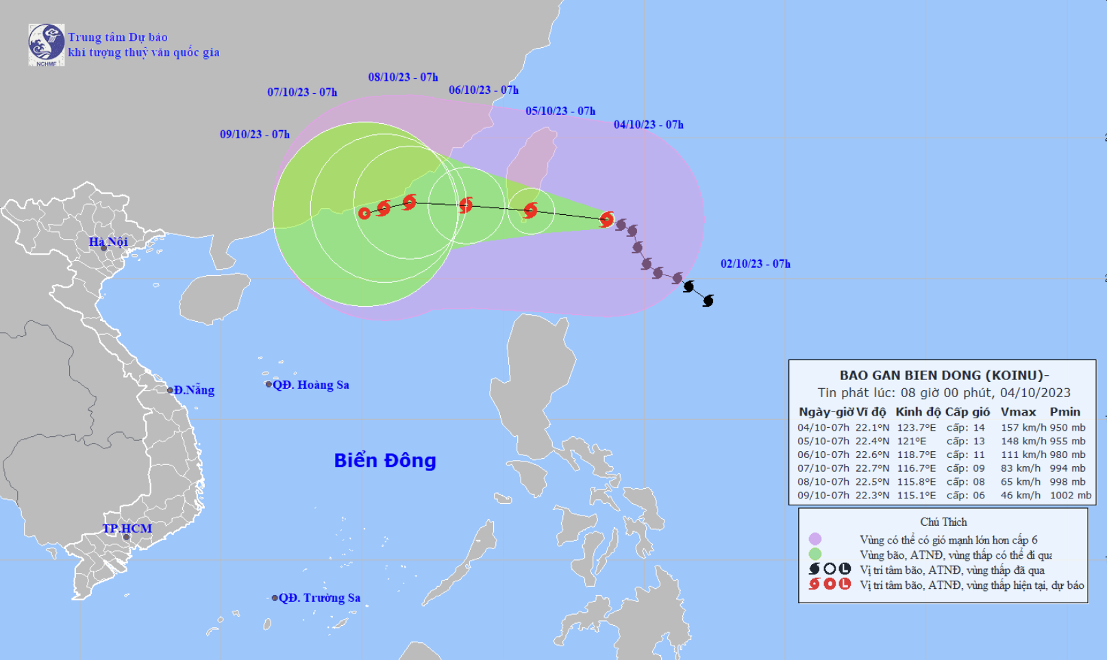 B&atilde;o Koinu "ho&agrave;nh h&agrave;nh" thế n&agrave;o trong biển Đ&ocirc;ng? - Ảnh 1.