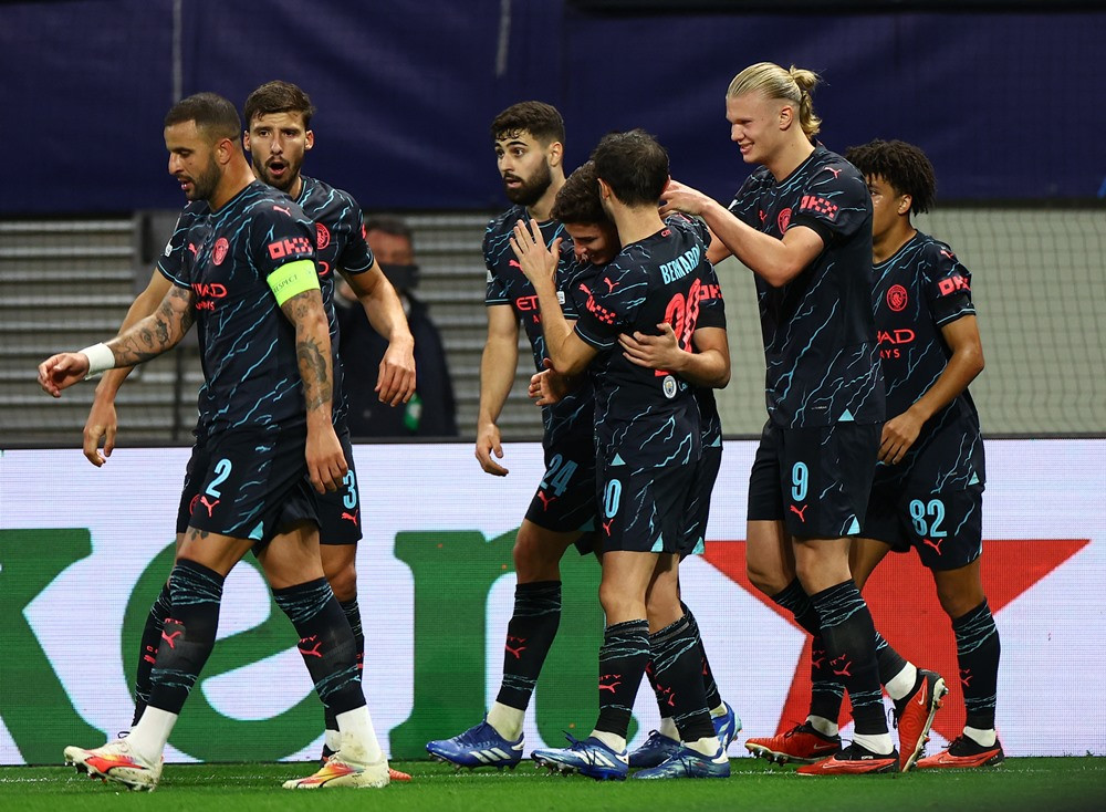 C&uacute;p C1 ch&acirc;u &Acirc;u: Man City đại thắng, PSG thua sốc Newcastle  - Ảnh 1.