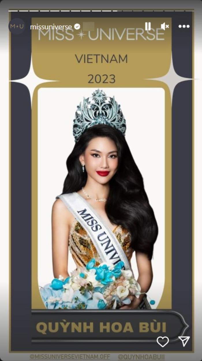 Miss Universe thế giới nhắc đến B&ugrave;i Quỳnh Hoa giữa nghi vấn h&uacute;t b&oacute;ng cười - Ảnh 1.