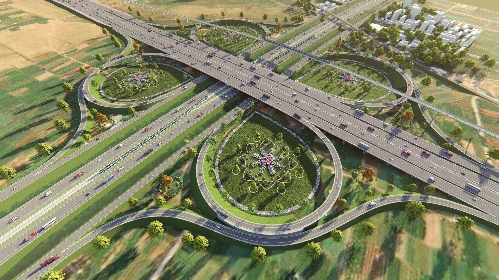 Hơn 3 th&aacute;ng khởi c&ocirc;ng, đường V&agrave;nh đai 4 Thủ đ&ocirc; đang thi c&ocirc;ng thế n&agrave;o? - Ảnh 1.