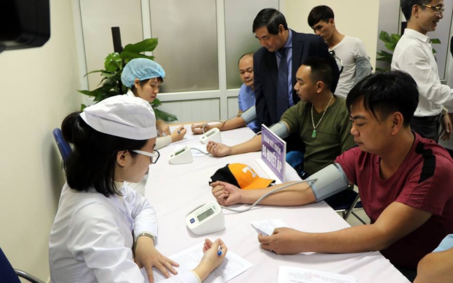 Hải Dương kh&aacute;m sức khoẻ, test ma t&uacute;y c&aacute;c t&agrave;i xế kinh doanh vận tải