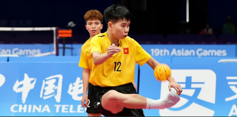 Thua Th&aacute;i Lan ở chung kết, cầu m&acirc;y Việt Nam gi&agrave;nh HCB ASIAD 19  - Ảnh 1.