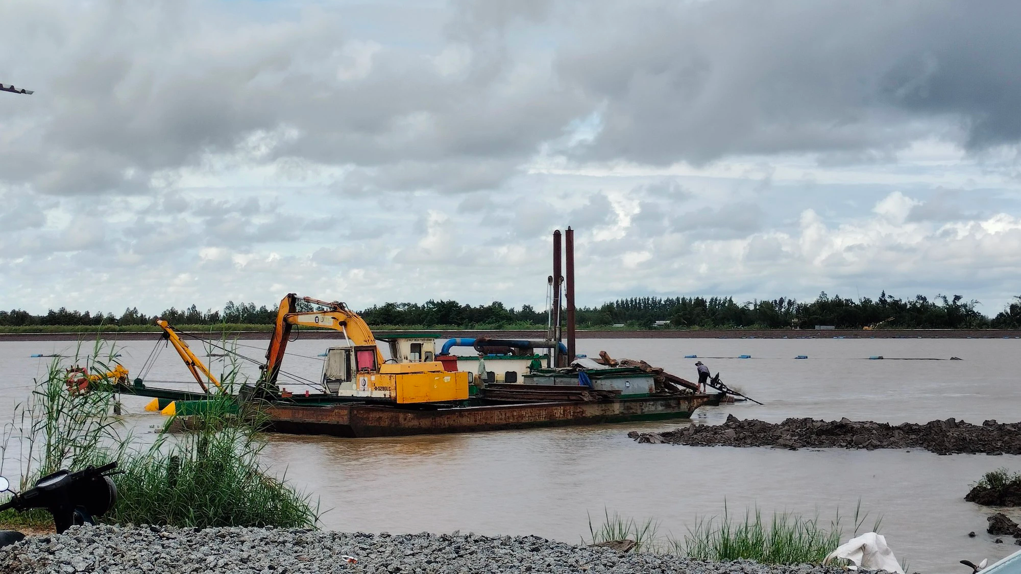 C&ocirc;ng tr&igrave;nh hồ chứa nước ngọt 184 tỷ đồng ở C&agrave; Mau bị chậm tiến độ - Ảnh 2.