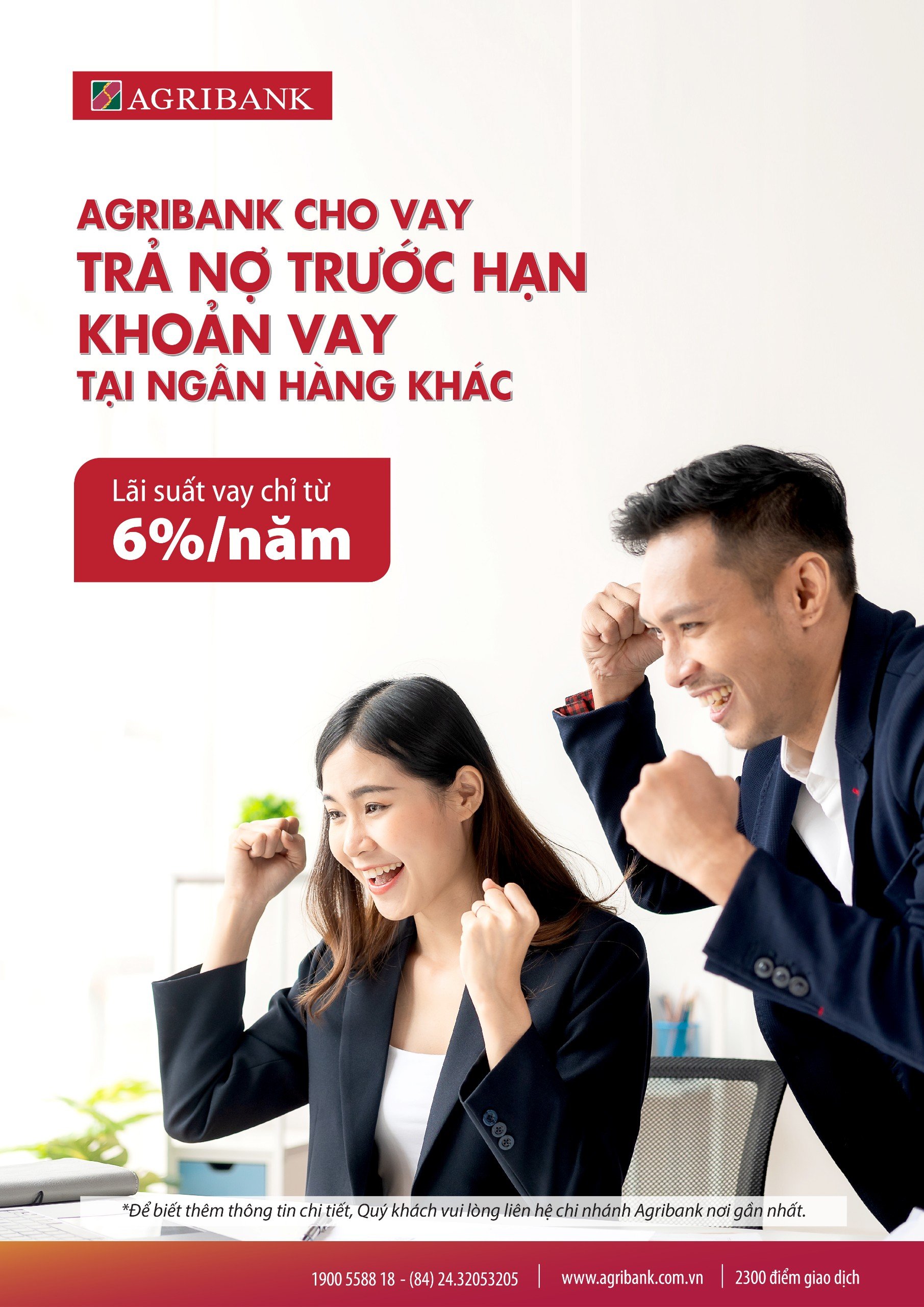 Agribank cho vay trả nợ trước hạn khoản vay tại c&aacute;c ng&acirc;n h&agrave;ng kh&aacute;c - Ảnh 1.