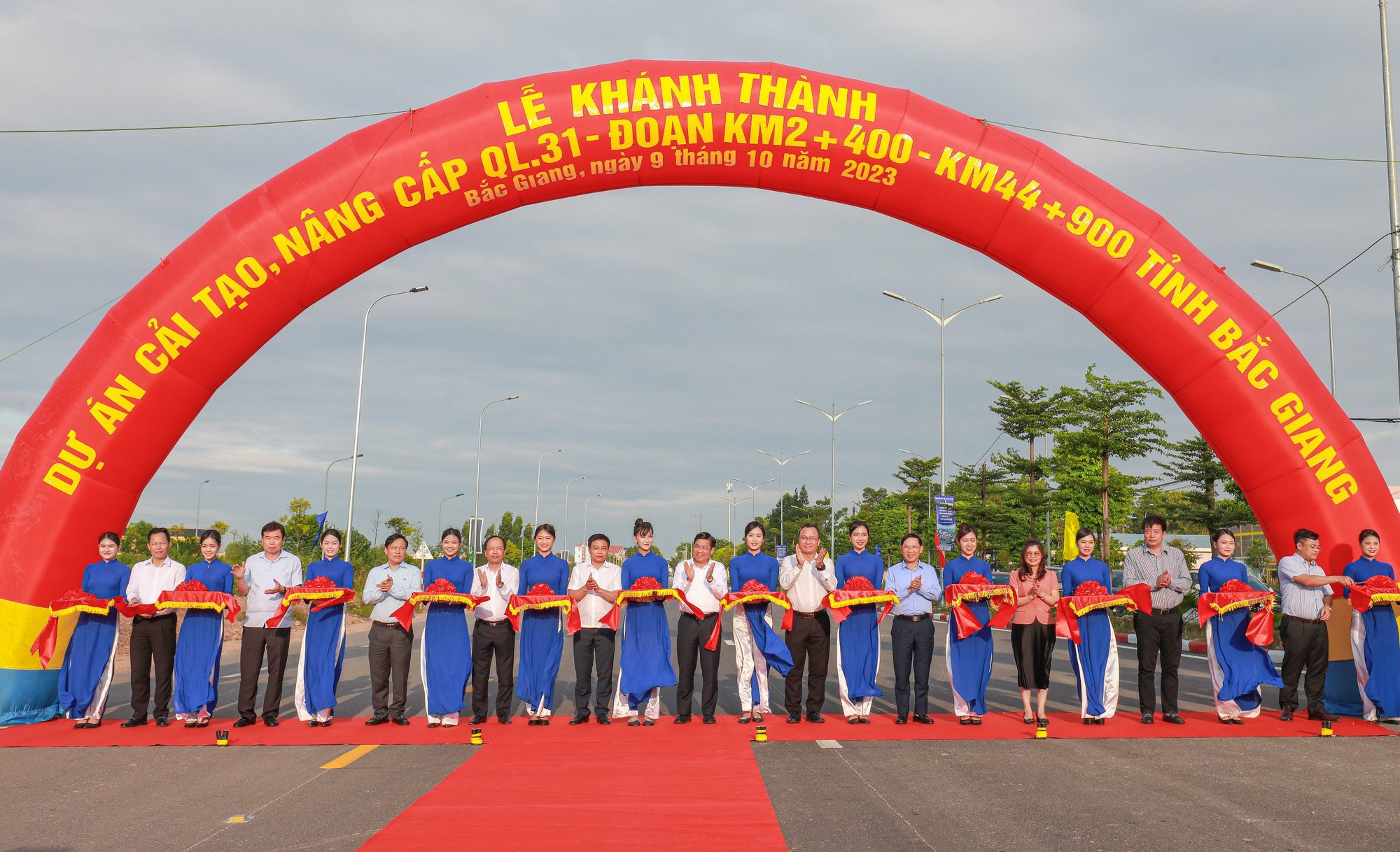 Kh&aacute;nh th&agrave;nh dự &aacute;n n&acirc;ng cấp QL31, th&ocirc;ng đường đến "thủ phủ" vải thiều - Ảnh 1.