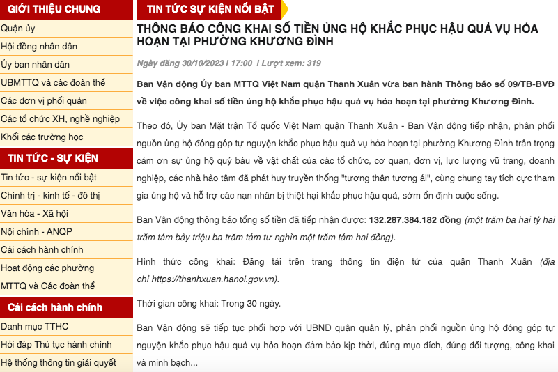 Vụ ch&aacute;y chung cư mini ở H&agrave; Nội: Người d&acirc;n mong sớm giải ng&acirc;n tiền hỗ trợ - Ảnh 3.