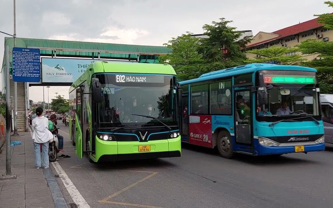 Đến năm 2035, H&agrave; Nội sẽ thay 50% xe bu&yacute;t diesel bằng xe điện