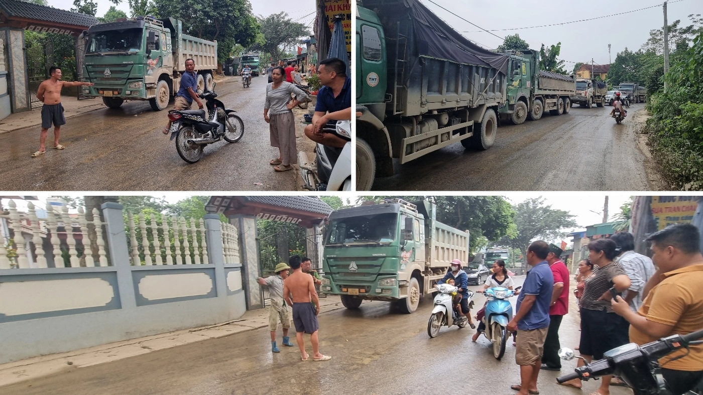 Hoà Bình: Xử lý những bức xúc về xe chở nguyên liệu của Xi măng Thành Thắng - Ảnh 2. Hoà Bình: Xử lý những bức xúc về xe chở nguyên liệu của Xi măng Thành Thắng - Ảnh 2.