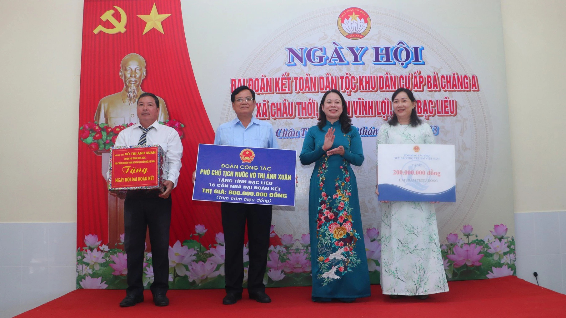 Ph&oacute; chủ tịch nước: Ph&aacute;t huy hơn nữa tinh thần tương th&acirc;n, tương &aacute;i - Ảnh 2.