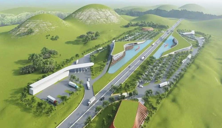 Đấu gi&aacute; đất x&acirc;y trạm dừng nghỉ đầu ti&ecirc;n tr&ecirc;n trục cao tốc d&agrave;i 176km tại Quảng Ninh - Ảnh 2.