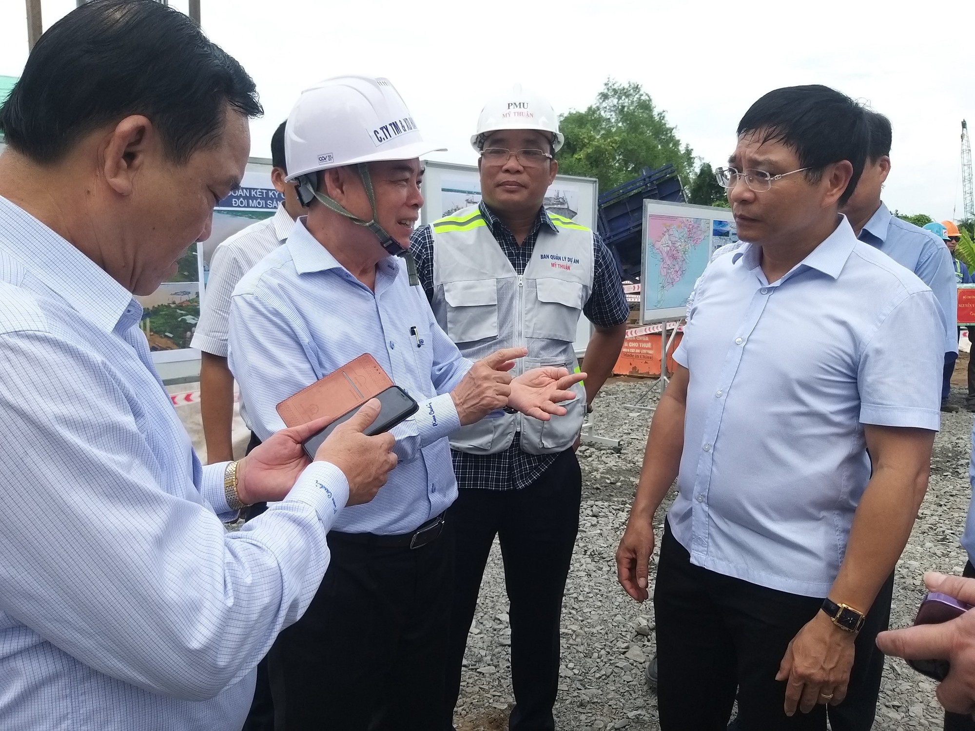 Dự &aacute;n cầu Rạch Miễu 2, phần cầu vượt tiến độ tiến độ hai th&aacute;ng - Ảnh 3.