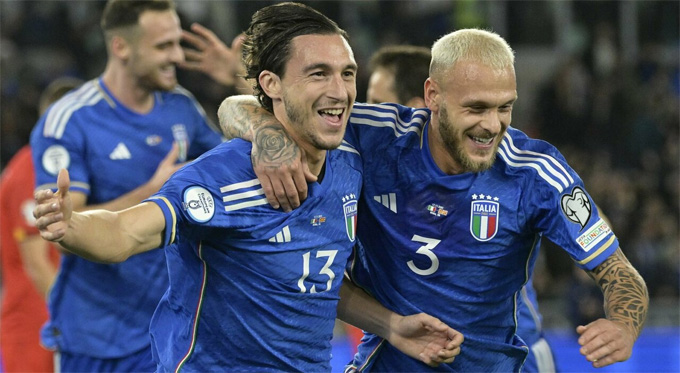 Hủy diệt đội nhược tiểu, &Yacute; vẫn c&oacute; nguy cơ ngồi nh&agrave; xem EURO 2024 - Ảnh 1.