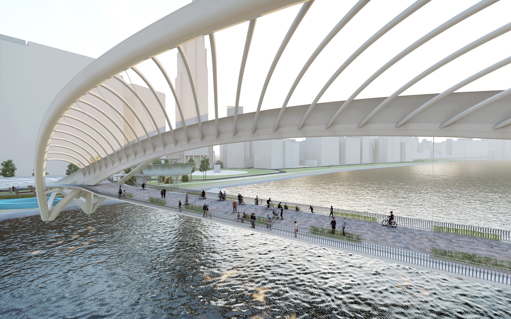 Nutifood muốn tặng cầu đi bộ ngh&igrave;n tỷ bắc qua s&ocirc;ng S&agrave;i G&ograve;n