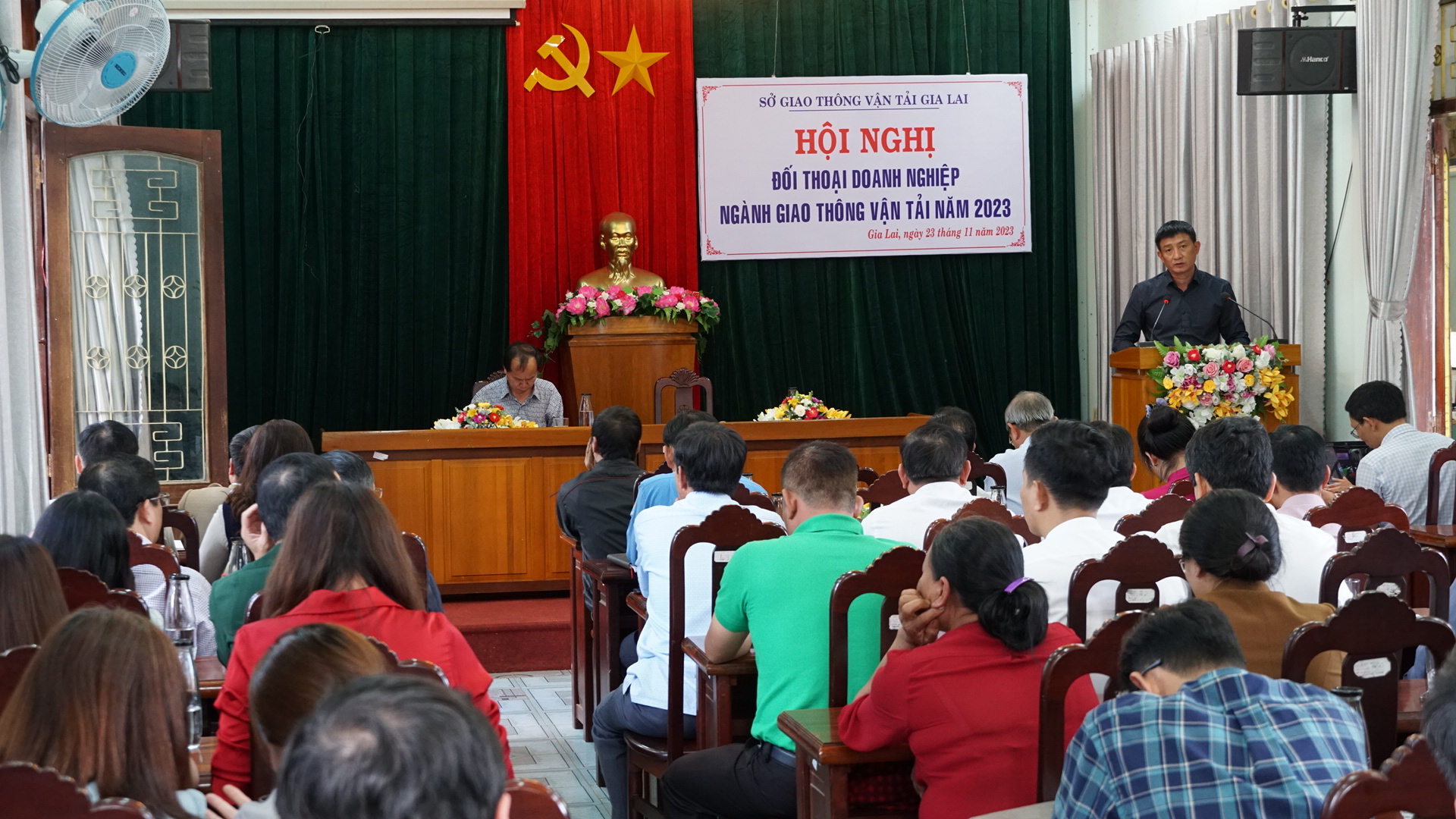 Gia Lai: Tổ chức đối thoại với doanh nghiệp ngành GTVT - Ảnh 1. Gia Lai: Tổ chức đối thoại với doanh nghiệp ngành GTVT - Ảnh 1.