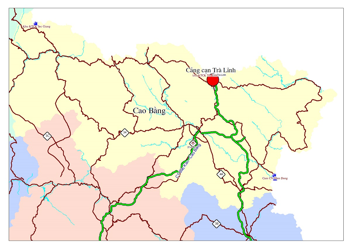 Quy hoạch cảng cạn tại Cao Bằng, quy mô đến 50.000 Teu/năm - Ảnh 1. Quy hoạch cảng cạn tại Cao Bằng, quy mô đến 50.000 Teu/năm - Ảnh 1.