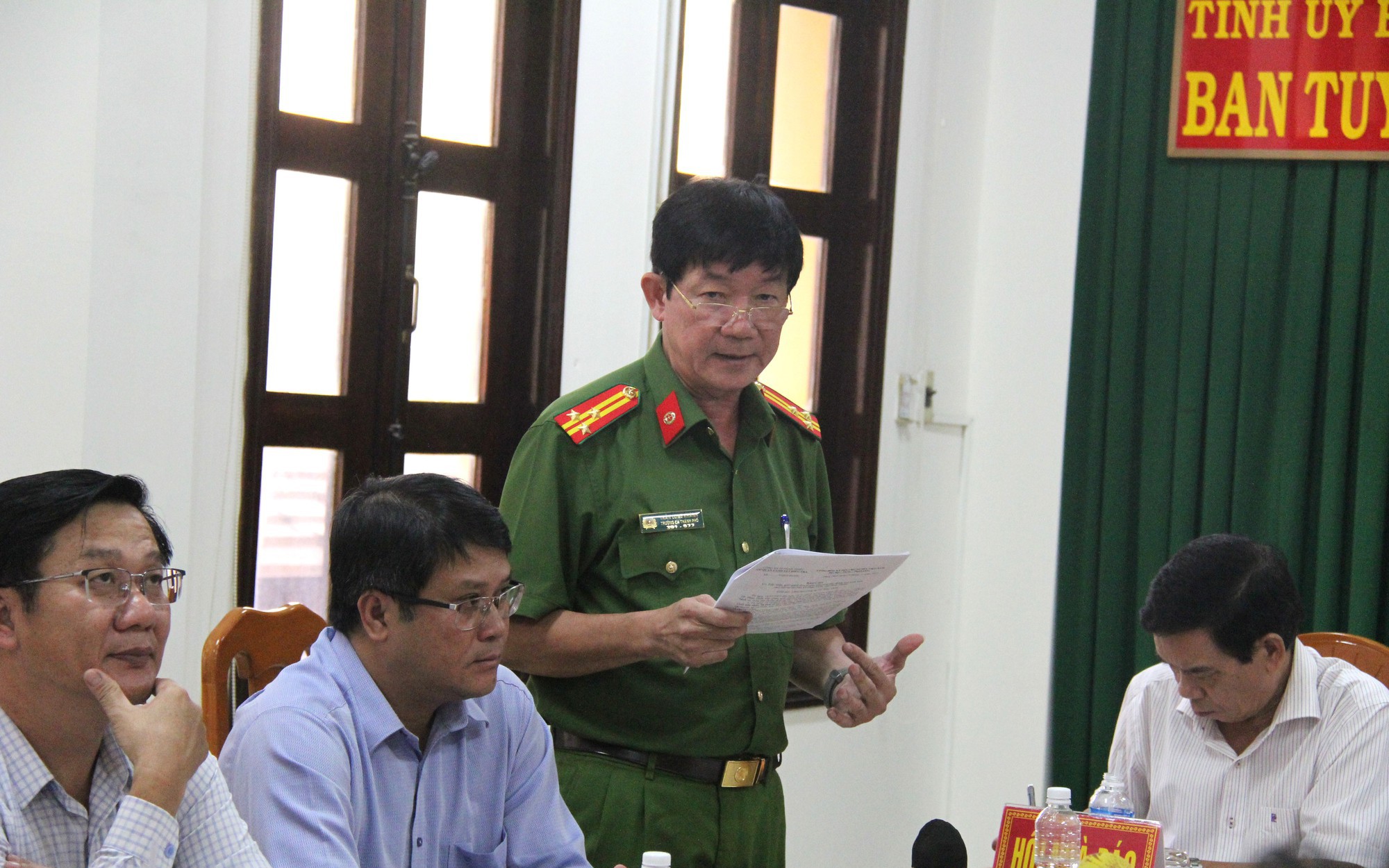 C&ocirc;ng an TP Phan Thiết th&ocirc;ng tin về đường d&acirc;y vỡ hụi 200 tỷ đồng