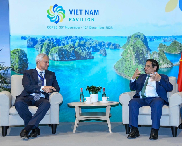 Thủ tướng Phạm Minh Ch&iacute;nh bắt đầu c&aacute;c hoạt động tại Hội nghị Thượng đỉnh COP28 - Ảnh 3.