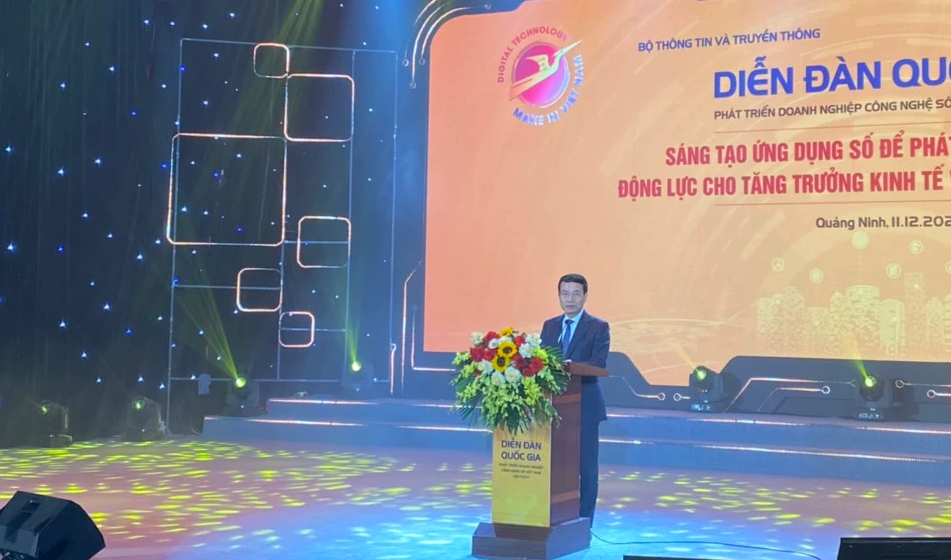 Khai mạc Diễn đ&agrave;n Quốc gia về ph&aacute;t triển doanh nghiệp c&ocirc;ng nghệ số Việt Nam lần thứ V - Ảnh 2.
