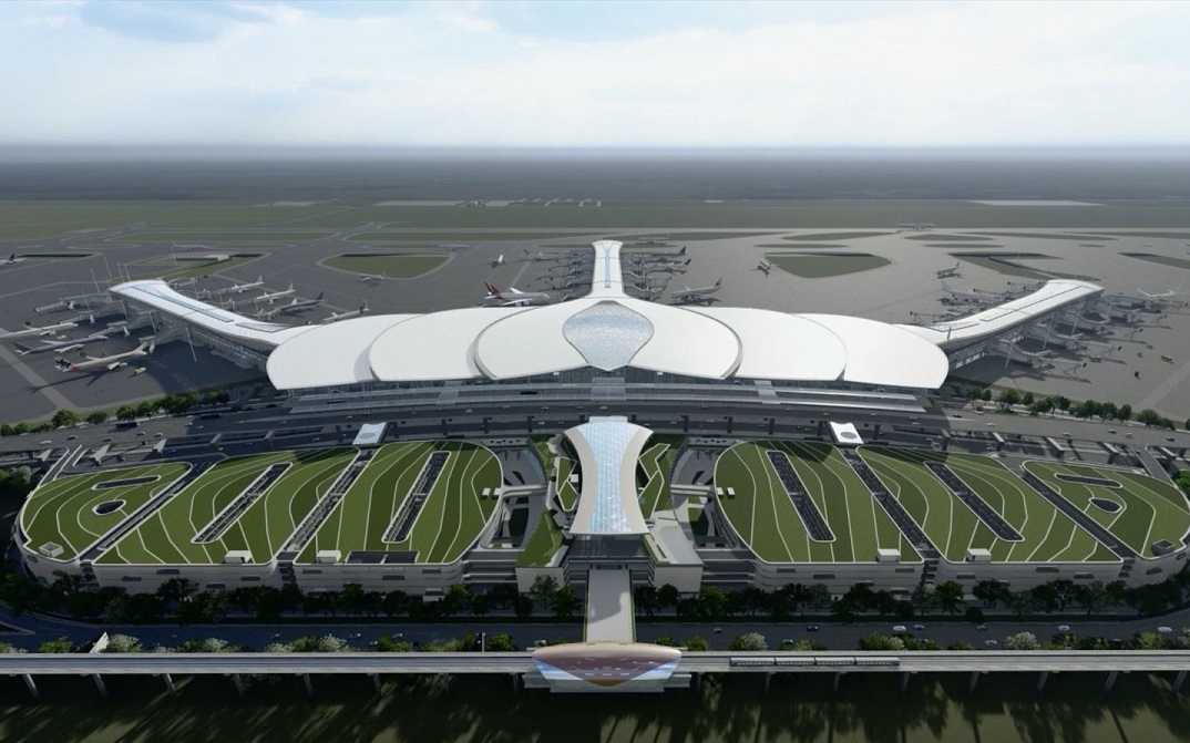 Huy động cả ngh&igrave;n c&ocirc;ng nh&acirc;n đẩy tiến độ s&acirc;n bay Long Th&agrave;nh