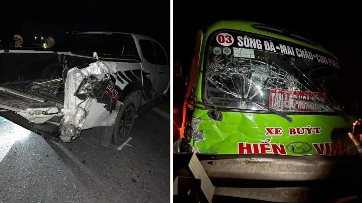 Tai nạn li&ecirc;n ho&agrave;n, quốc lộ 6 &ugrave;n tắc nhiều giờ - Ảnh 3.