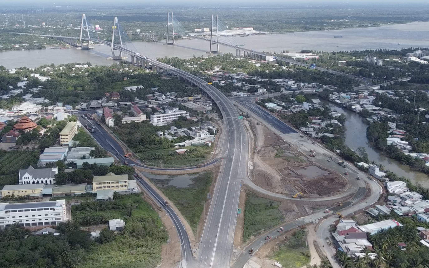 Cao tốc Mỹ Thuận - Cần Thơ trước ng&agrave;y kh&aacute;nh th&agrave;nh