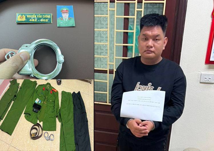 Bắt đối tượng giả danh c&ocirc;ng an, chiếm đoạt t&agrave;i sản ở L&agrave;o Cai - Ảnh 1.