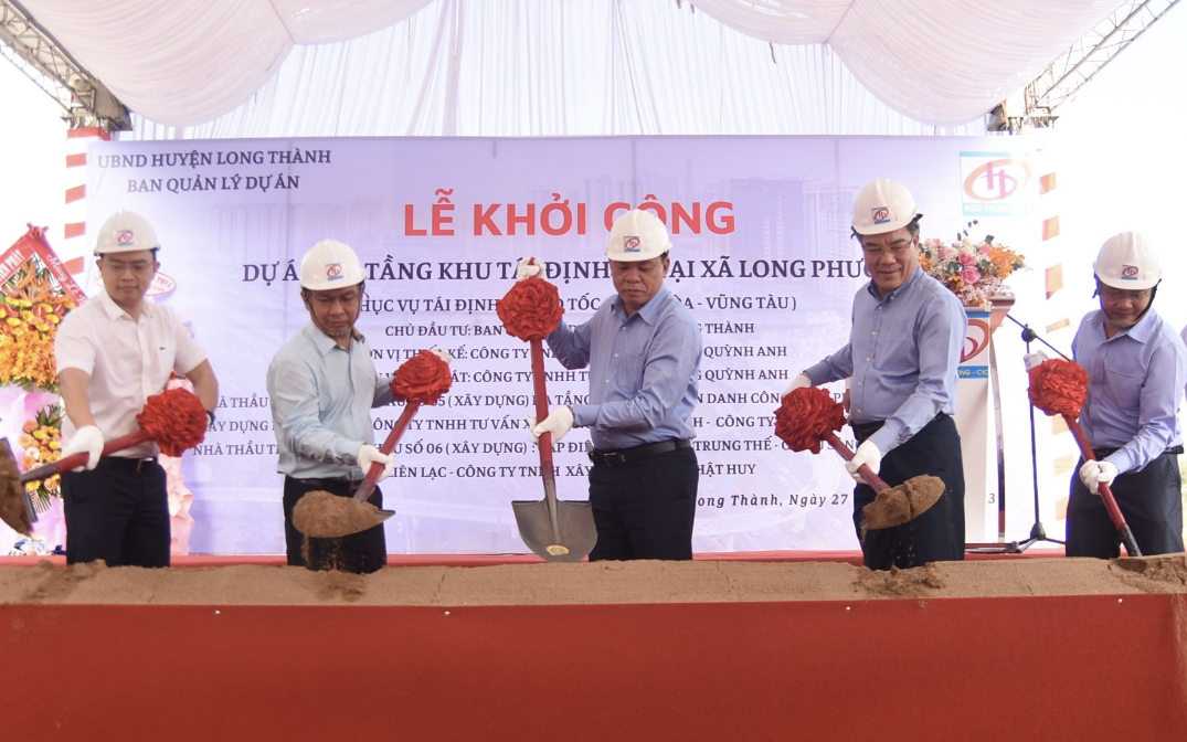 Khởi c&ocirc;ng khu t&aacute;i định cư 34ha phục vụ cao tốc Bi&ecirc;n H&ograve;a - Vũng T&agrave;u