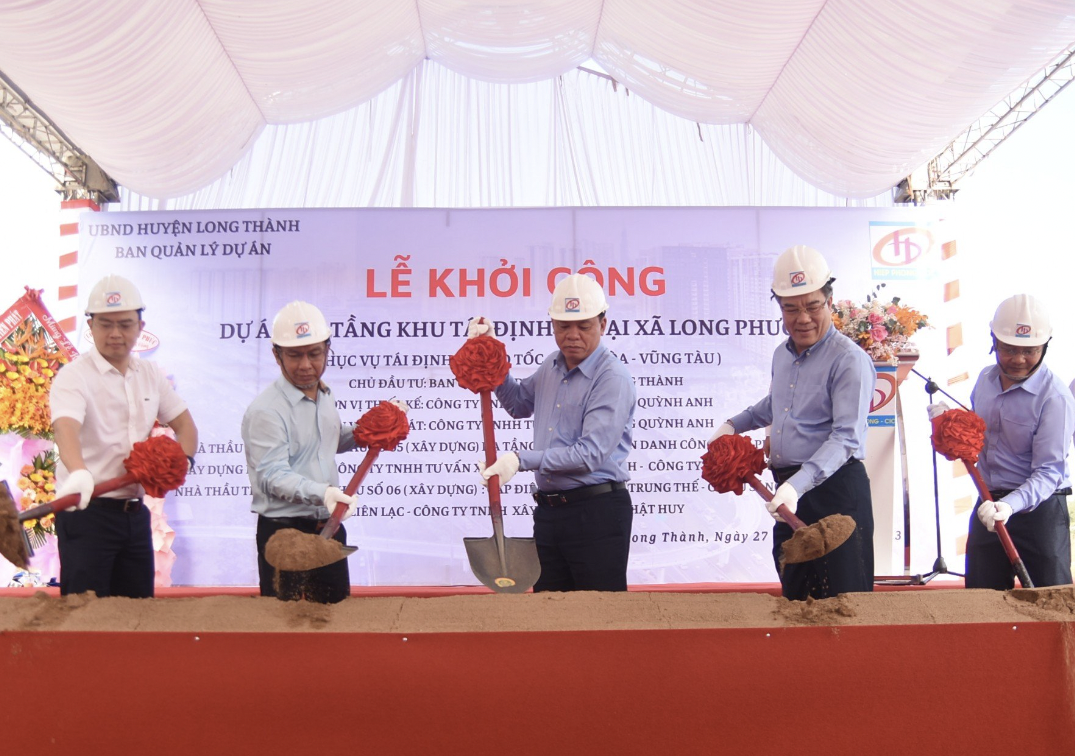 Khởi c&ocirc;ng khu t&aacute;i định cư tr&ecirc;n 360 tỷ đồng phục vụ cao tốc Bi&ecirc;n H&ograve;a - Vũng T&agrave;u - Ảnh 1.