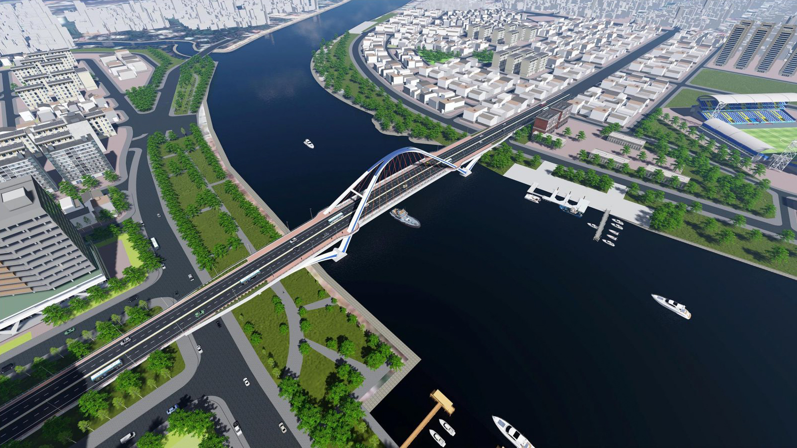 Trăm c&ocirc;ng nh&acirc;n tăng ca đến nửa đ&ecirc;m để kịp th&ocirc;ng xe kỹ thuật cầu Trần Ho&agrave;ng Na - Ảnh 11.