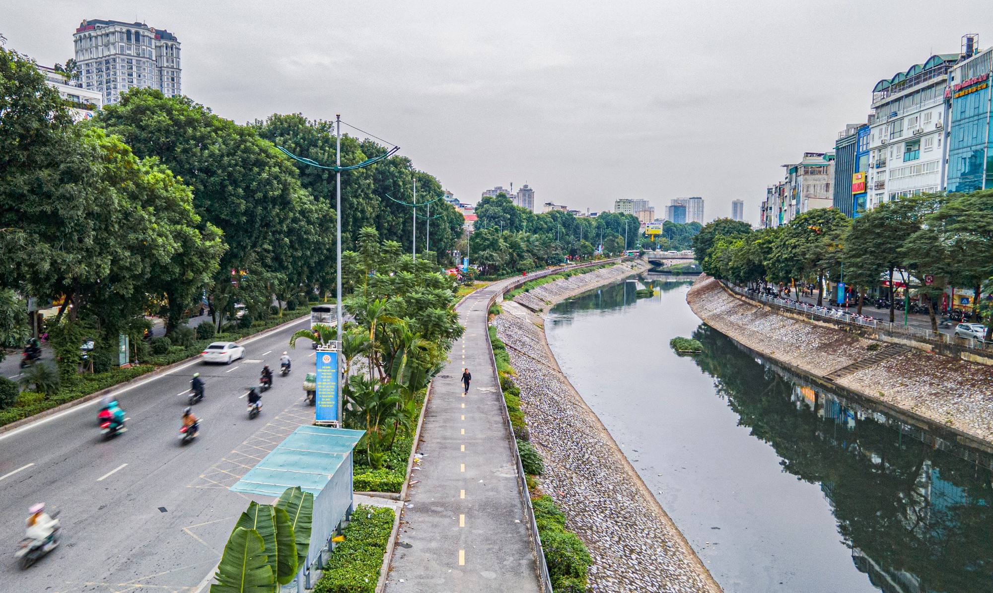 Cận cảnh 2 tuyến đường dự kiến d&agrave;nh ri&ecirc;ng cho xe đạp ở H&agrave; Nội- Ảnh 11.