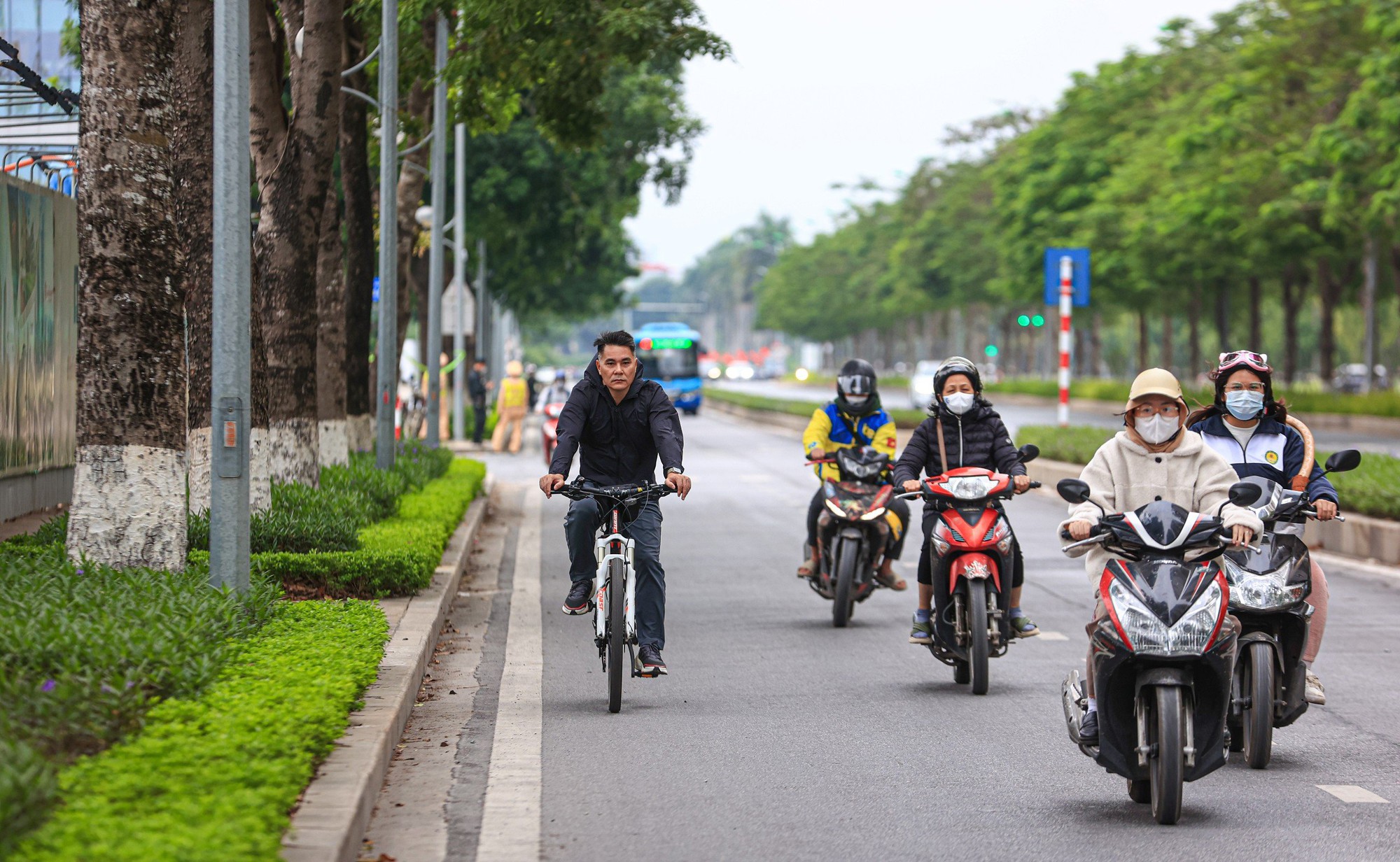 Cận cảnh 2 tuyến đường dự kiến d&agrave;nh ri&ecirc;ng cho xe đạp ở H&agrave; Nội- Ảnh 8.