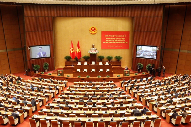 Hơn 1,44 triệu c&aacute;n bộ, đảng vi&ecirc;n học tập, qu&aacute;n triệt Nghị quyết Hội nghị Trung ương 8 - Ảnh 1.