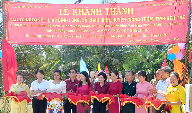 Bến Tre: Xậy dựng 213 c&acirc;y cầu giao th&ocirc;ng n&ocirc;ng th&ocirc;n, tr&ecirc;n 56 tỷ đồng - Ảnh 1.