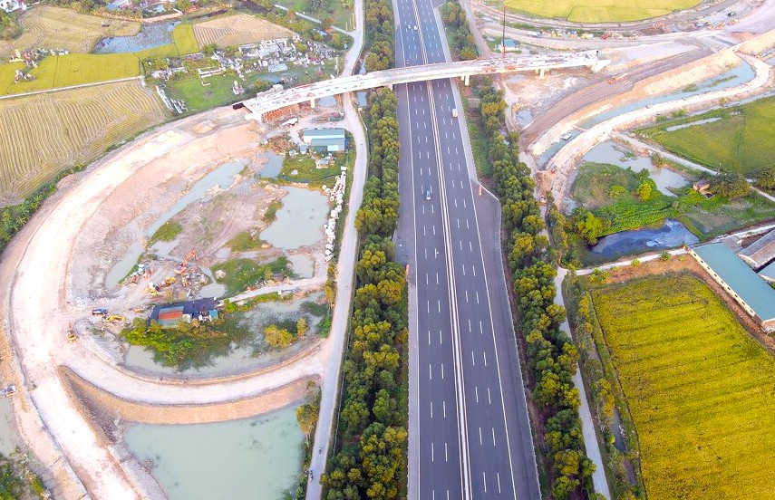  To&agrave;n cảnh n&uacute;t giao đường cao tốc H&agrave; Nội - Hải Ph&ograve;ng với đường tỉnh 392 - Ảnh 2.
